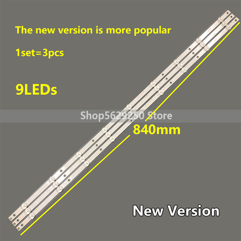 30pcs LED Ʈ Ʈ 9LED(3v) 43s5295 43pfg5813 43..
